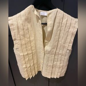 Linen blouse - The posse -xs- yellow